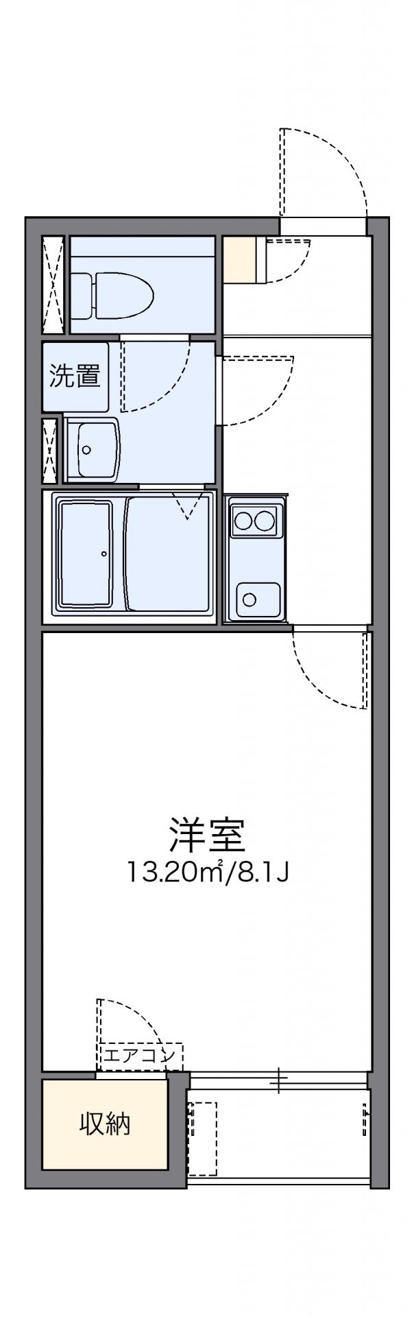 レオネクストセレンディップ久末の物件間取画像