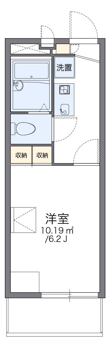 レオパレスデルタの物件間取画像