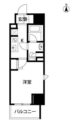 シエル武蔵小杉の物件間取画像