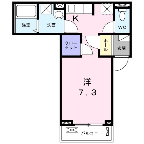 クレスト　ミューの物件間取画像