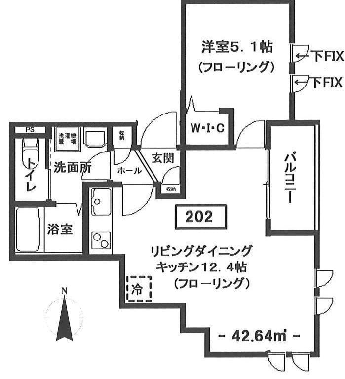 メゾンド・グローリーの物件間取画像