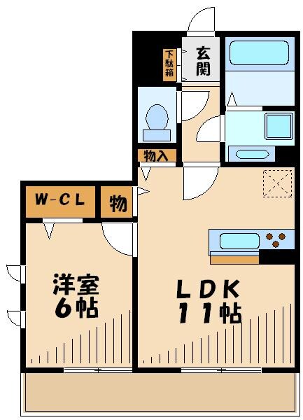 プラザセンドウの物件間取画像