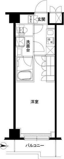 ルーブル武蔵新城六番館の物件間取画像