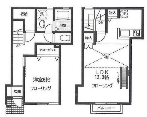 アネックス山王の物件間取画像