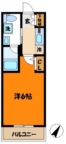 スパシエガーデン川崎梶ヶ谷の物件間取画像