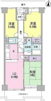 プレジール鷺沼の物件間取画像