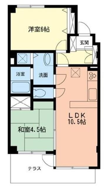 ビューハイツ宮崎台の物件間取画像