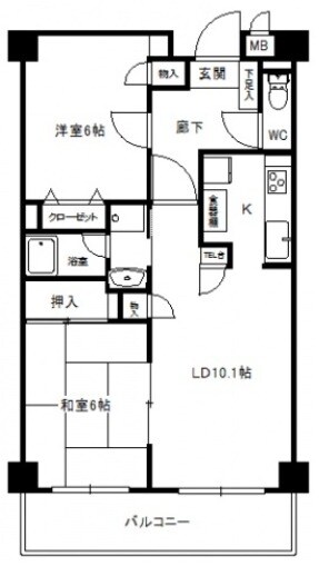 ベルシェモアの物件間取画像