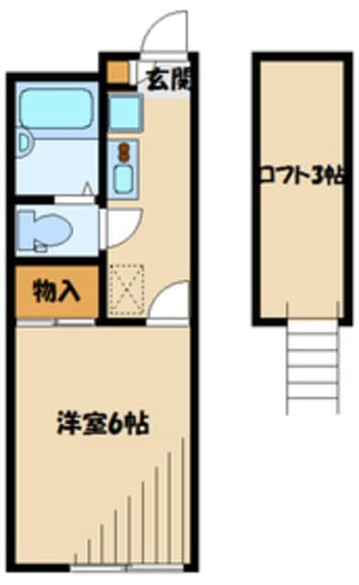 レオパレスフレアの物件間取画像