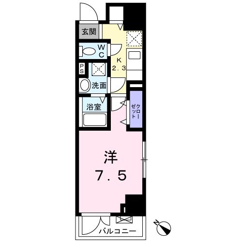 ヴェルテス・サウスコート10の物件間取画像