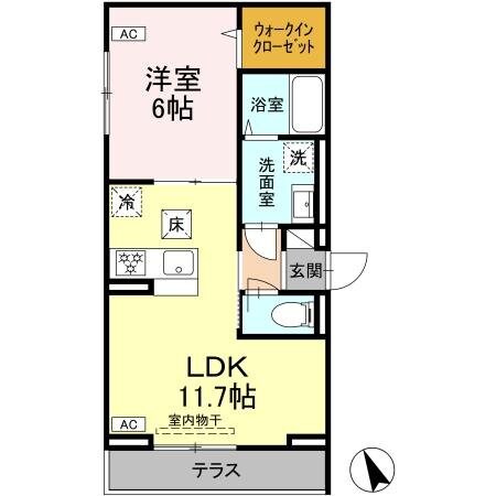 ラコルト相模原の物件間取画像