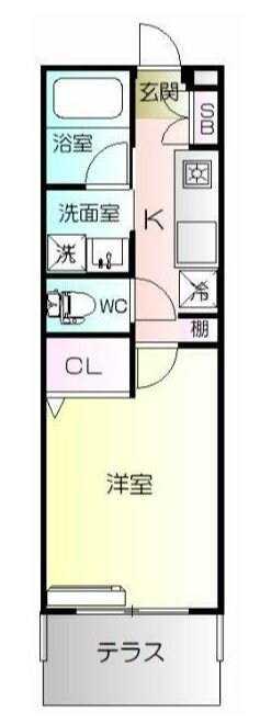 スターダスト晴貞の物件間取画像