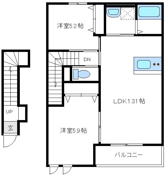 オリエンタルコートの物件間取画像