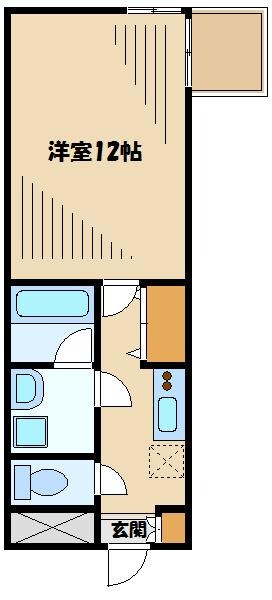 コンフォート２の物件間取画像