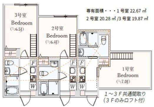 アザーレ・パッシオ小田急相模原の物件間取画像