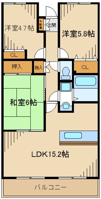 コトー陽光台の物件間取画像