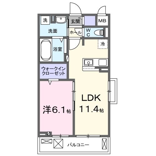 ブリーゼの物件間取画像