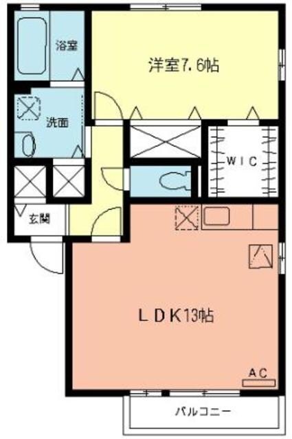 ヴェルドミールの物件間取画像