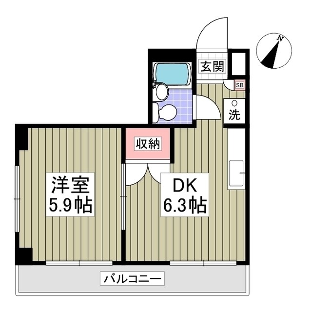 サンモール相模の物件間取画像