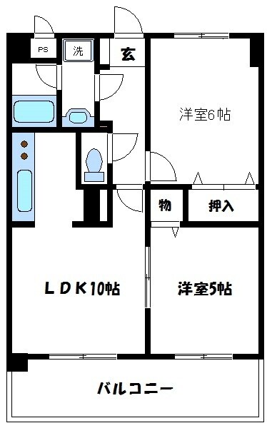 グランドエンブレム相模原の物件間取画像