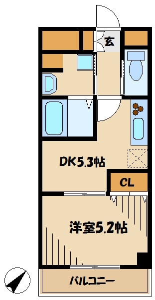 アメニティピアの物件間取画像