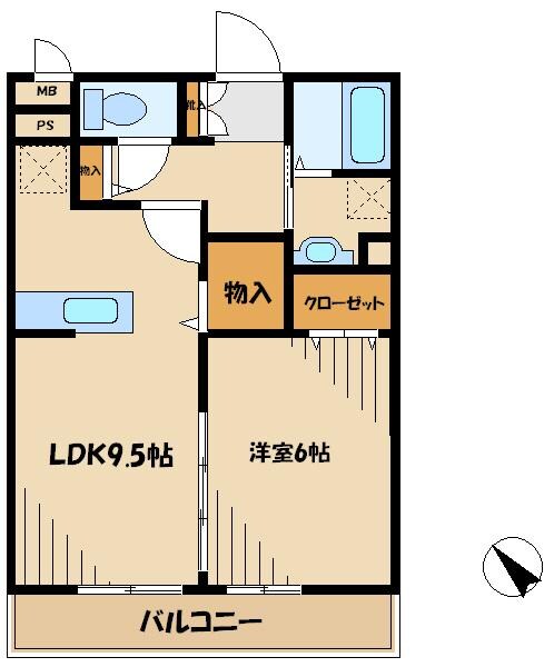 アンドミーワの物件間取画像