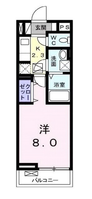 リジエールIIIの物件間取画像