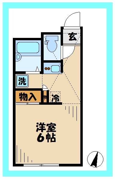 レオパレスヴィルヌーブの物件間取画像