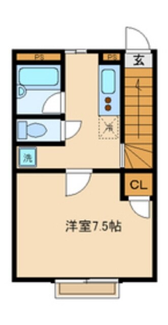 アムールなかやの物件間取画像