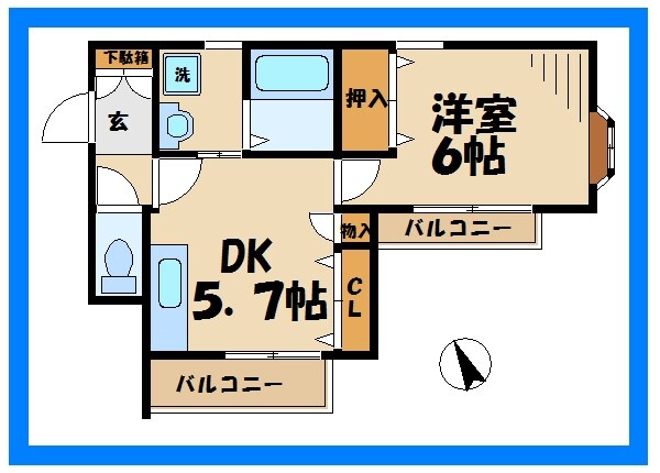 ラウレールの物件間取画像