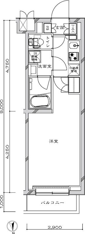 ルーブル聖蹟桜ヶ丘の物件間取画像