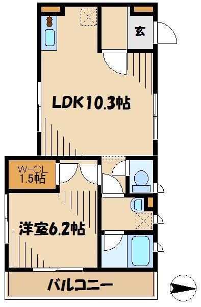 シャルマンの物件間取画像