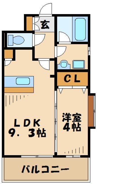 シャンティエクレの物件間取画像