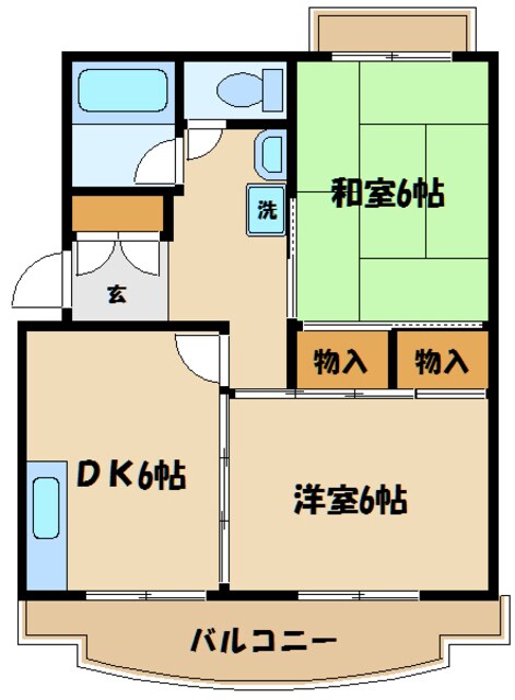 イミグランドVの物件間取画像