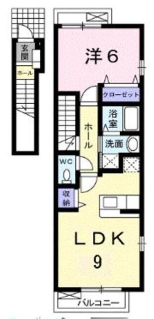 ラブリー永遠の物件間取画像