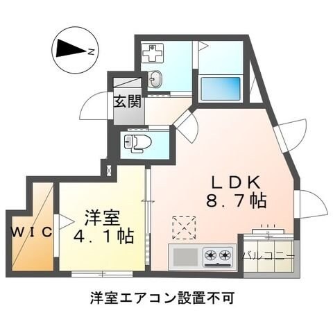 （仮称）日野市南平新築アパートの物件間取画像