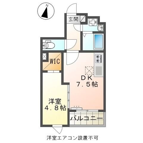 （仮称）日野市南平新築アパートの物件間取画像