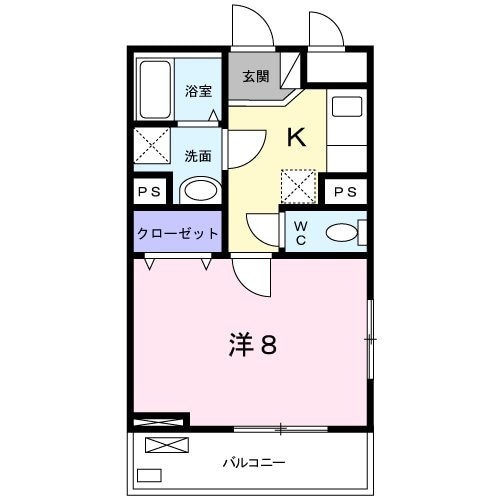 ヴィラ　サンライズの物件間取画像