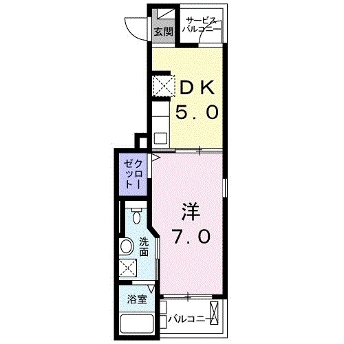 Ｋ’ｓ　Ｐｌａｃｅの物件間取画像