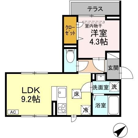 パティオ果山の物件間取画像