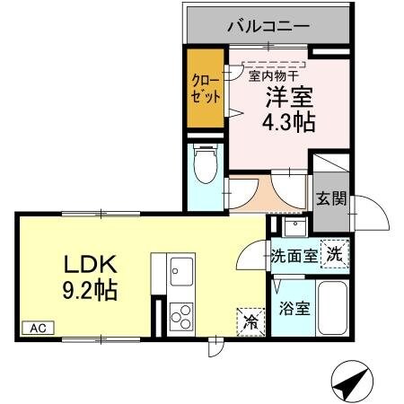 パティオ果山の物件間取画像