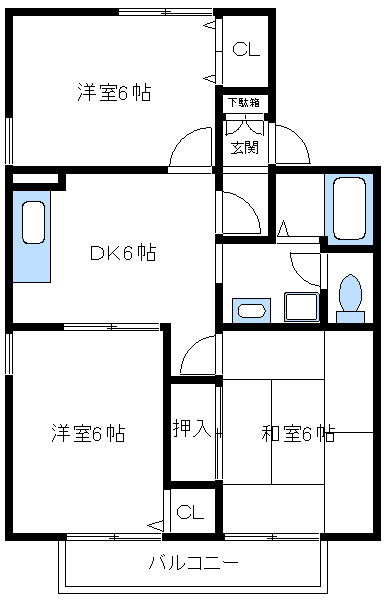 ドリームライフの物件間取画像