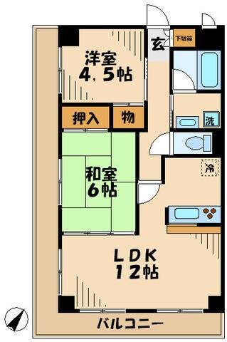 ベルファームの物件間取画像