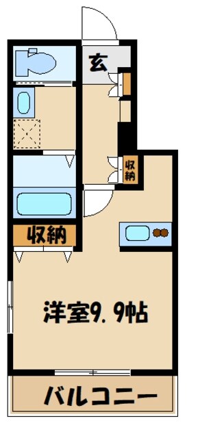 ソフィアWESTの物件間取画像