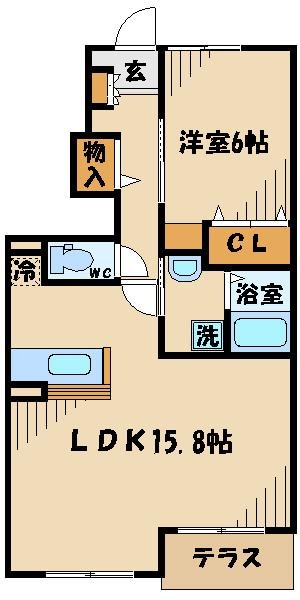 グレイスパークＡ棟の物件間取画像