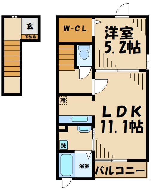 ブルースカイの物件間取画像