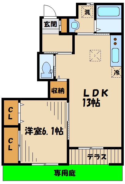 プレシャスの物件間取画像