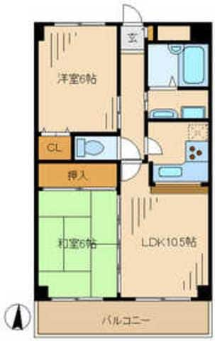 フォンテン２４の物件間取画像