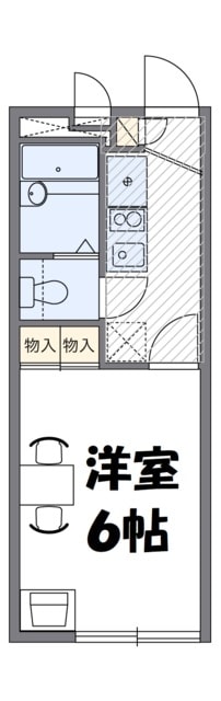 レオパレスＦＵＪＩＭＩIIの物件間取画像