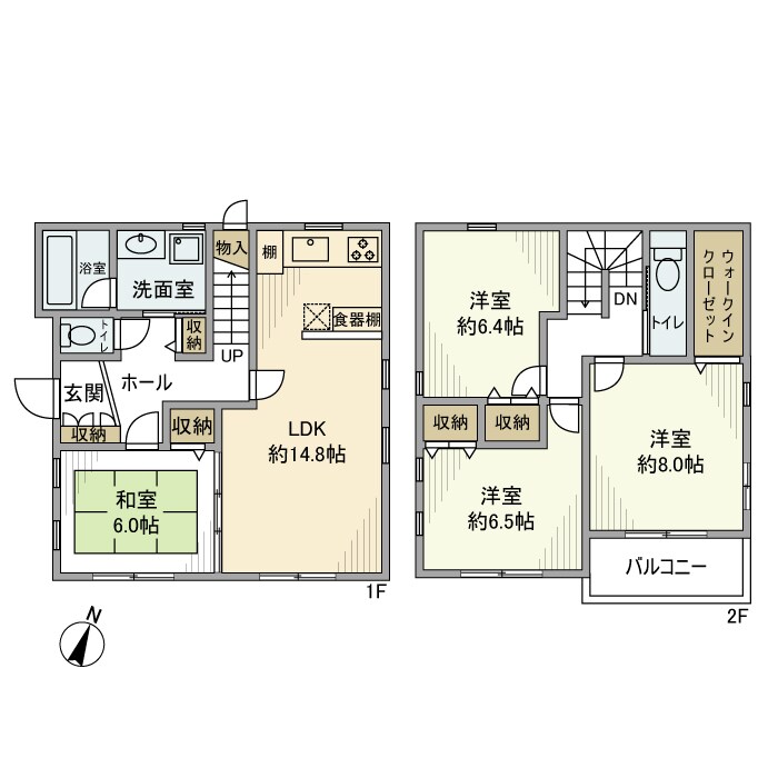 あざみ野南戸建の物件間取画像